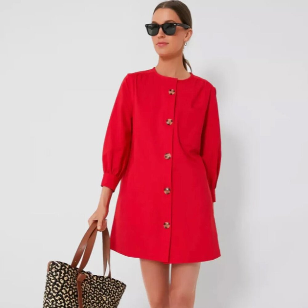 Tuckernuck Apple Red Blake Mod Dress (M)